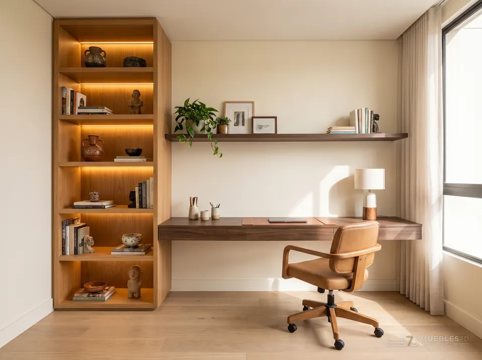 Idea de home office a medida — Muebles7D