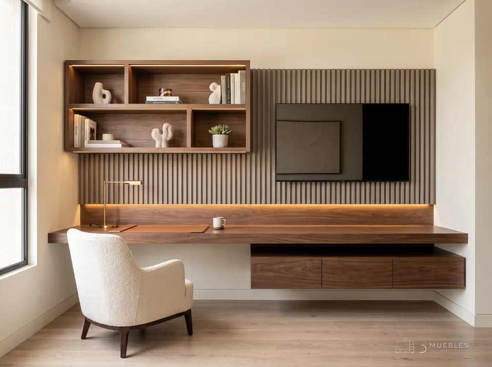 Idea de home office a medida — Muebles7D